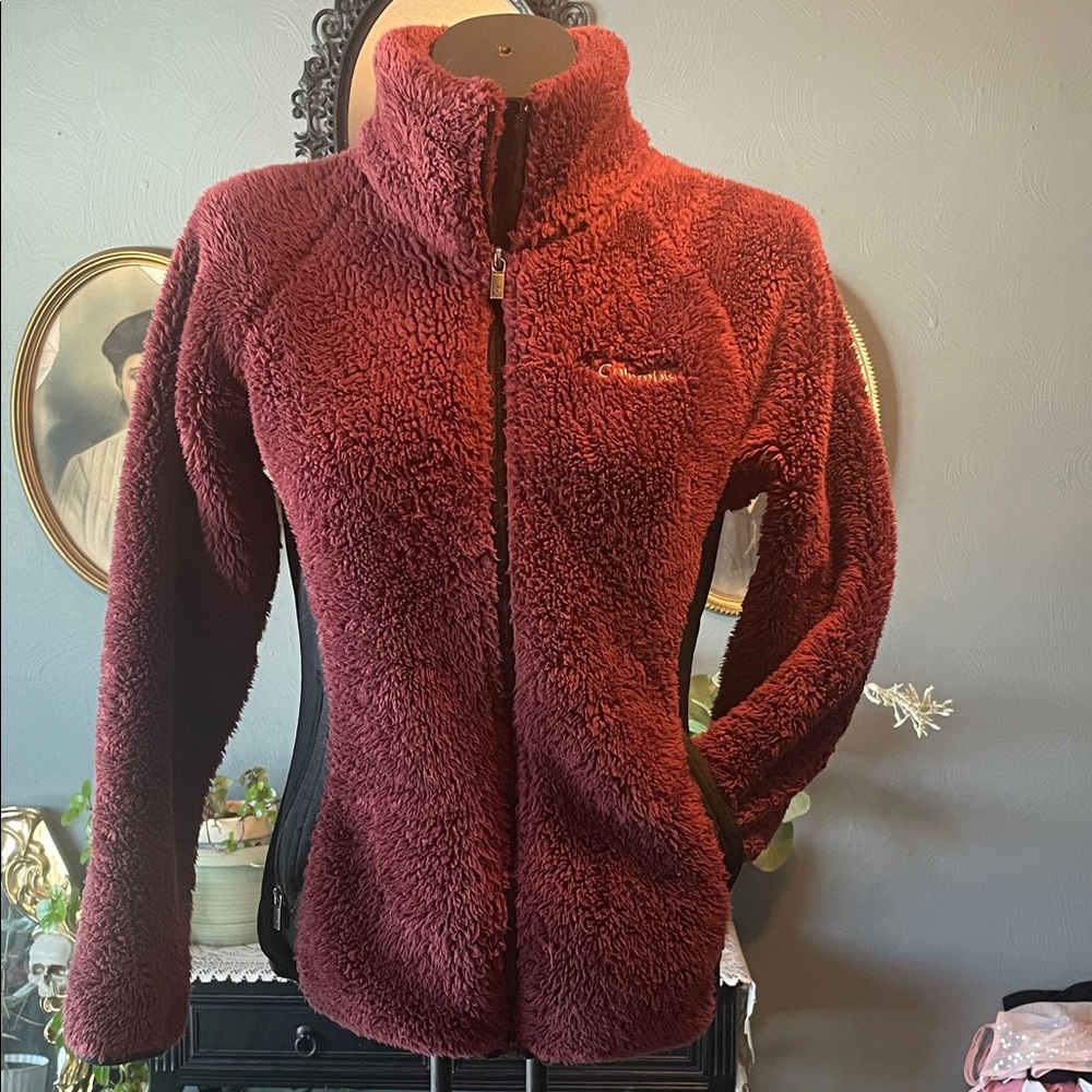 Columbia Women's Deep Red Sherpa Jacket